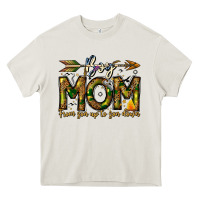 Cream Boy Mom From Son Up To Son Down Heavy Core Tee - CowhideDigitalArt