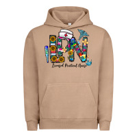 Pigment Burro lpn licensed practial nurse Urban Hoodie - CowhideDigitalArt