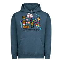 Pigment Midnight Navy lpn licensed practial nurse Urban Hoodie - CowhideDigitalArt