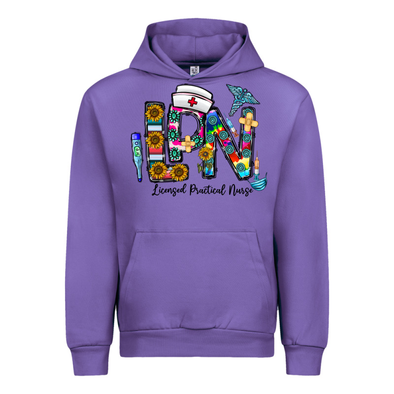Lpn Licensed Practial Nurse Urban Hoodie by CowhideDigitalArt | Teevron