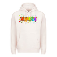 Pale Pink lgbtq human  libbey glass Premium Hoodie - HRA Design Shop