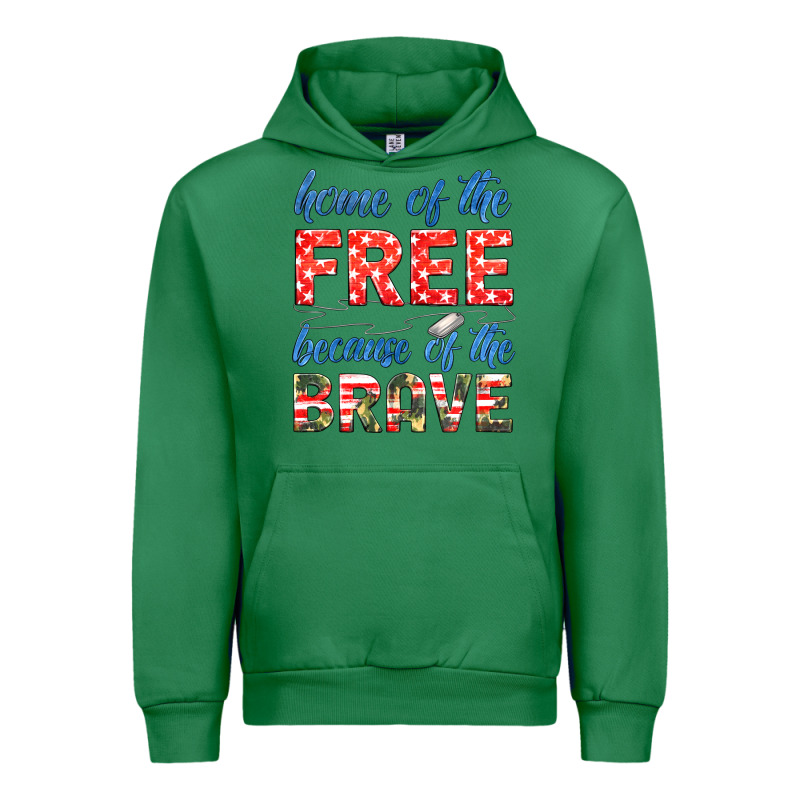 Home Of The Free Because Of The Brave Urban Hoodie by HRA Design Shop | Teevron