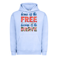 Pigment Grape Ice home of the free because of the brave Urban Hoodie - HRA Design Shop