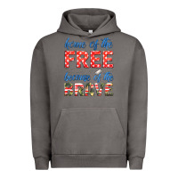 Pigment Tornado home of the free because of the brave Urban Hoodie - HRA Design Shop