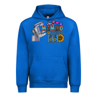 Cobalt mammo technologist Urban Hoodie - CowhideDigitalArt