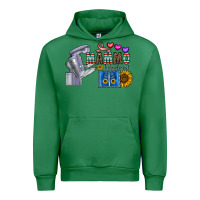 Emerald mammo technologist Urban Hoodie - CowhideDigitalArt