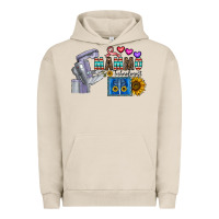 Pigment French Oak mammo technologist Urban Hoodie - CowhideDigitalArt