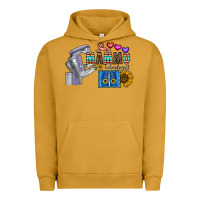 Pigment Peanut Butter mammo technologist Urban Hoodie - CowhideDigitalArt