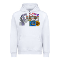 White mammo technologist Urban Hoodie - CowhideDigitalArt