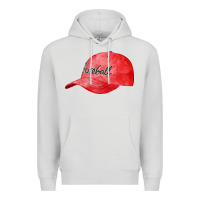 Dove Grey blue baseball cap fa element Premium Hoodie - FaDigitalArtStudio