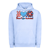 Pigment Grape Ice peace love america Urban Hoodie - HRA Design Shop