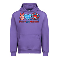 Tulip peace love america Urban Hoodie - HRA Design Shop