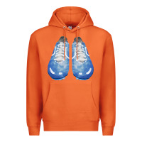 Carrot blue cleats fa element Premium Hoodie - FaDigitalArtStudio