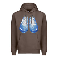 Coffee blue cleats fa element Premium Hoodie - FaDigitalArtStudio