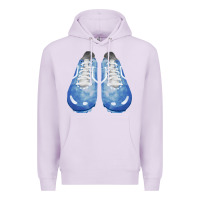 Lilac blue cleats fa element Premium Hoodie - FaDigitalArtStudio