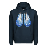 Navy blue cleats fa element Premium Hoodie - FaDigitalArtStudio