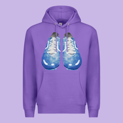 Blue Cleats Fa Element Premium Hoodie Designed By Fadigitalartstudio