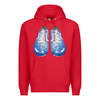 Red blue cleats fa element Premium Hoodie - FaDigitalArtStudio