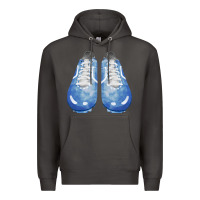 Smoke blue cleats fa element Premium Hoodie - FaDigitalArtStudio