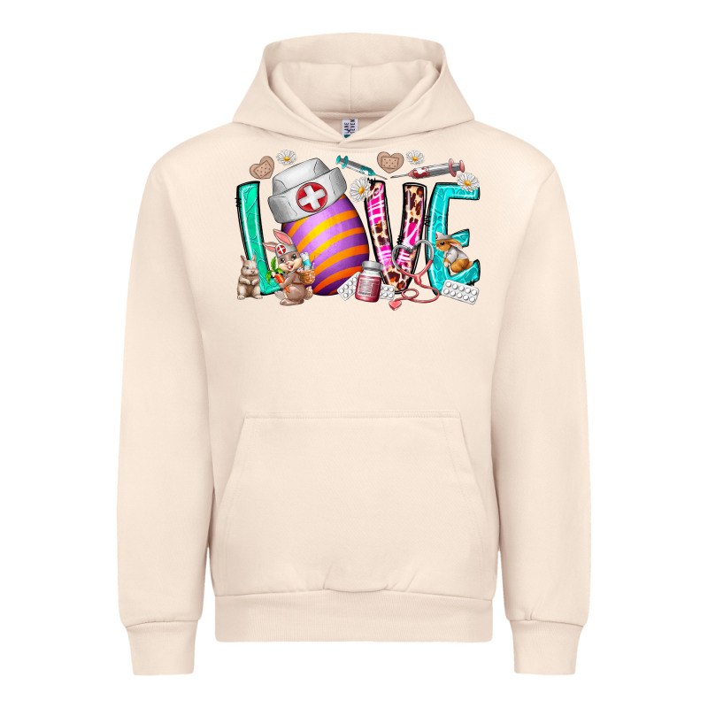 Love Easter Day Nurse Urban Hoodie by RacoonDesign | Teevron