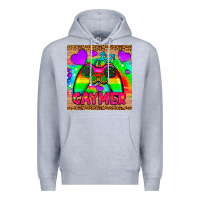 Heather Grey gaymer mousepad Premium Hoodie - HRA Design Shop