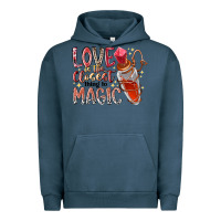 Pigment Midnight Navy love is the closet thing to magic Urban Hoodie - RacoonDesign