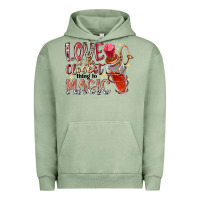 Pigment Oil Green love is the closet thing to magic Urban Hoodie - RacoonDesign