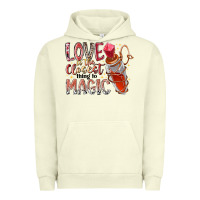 Pigment Pistachio love is the closet thing to magic Urban Hoodie - RacoonDesign