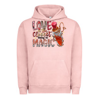 Pigment Salmon love is the closet thing to magic Urban Hoodie - RacoonDesign