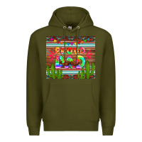 Army Green proud dad tumbler Premium Hoodie - HRA Design Shop
