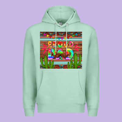 Proud Dad Tumbler Premium Hoodie Designed By Hra Design Shop