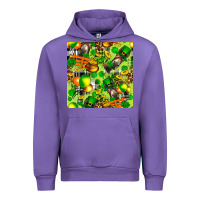 Tulip St. Patrick's Donkey With Shamrock Seamless Urban Hoodie - FaDigitalArtStudio