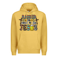 Antique Gold raised on sweet and tea jesus Premium Hoodie - CowhideDigitalArt