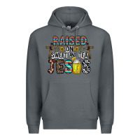 Rock raised on sweet and tea jesus Premium Hoodie - CowhideDigitalArt