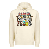 Sandshell raised on sweet and tea jesus Premium Hoodie - CowhideDigitalArt