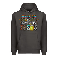 Smoke raised on sweet and tea jesus Premium Hoodie - CowhideDigitalArt