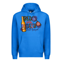 True Royal red white beer and boozed Premium Hoodie - CowhideDigitalArt
