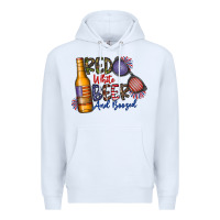 White red white beer and boozed Premium Hoodie - CowhideDigitalArt