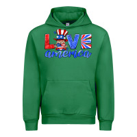 Emerald love america gnome Urban Hoodie - HRA Design Shop