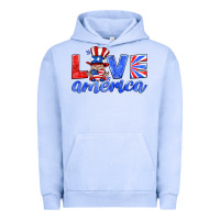 Pigment Grape Ice love america gnome Urban Hoodie - HRA Design Shop