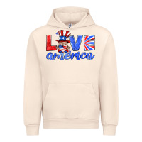 Sandshell love america gnome Urban Hoodie - HRA Design Shop