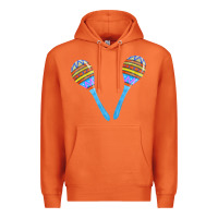 Carrot blue maracas Premium Hoodie - FaDigitalArtStudio