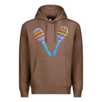 Chestnut blue maracas Premium Hoodie - FaDigitalArtStudio