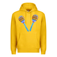 Lemon blue maracas Premium Hoodie - FaDigitalArtStudio
