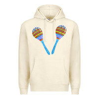 Sandshell blue maracas Premium Hoodie - FaDigitalArtStudio