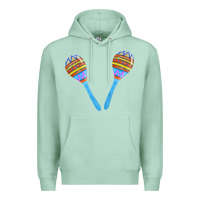Seafoam blue maracas Premium Hoodie - FaDigitalArtStudio