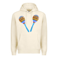 Tofu blue maracas Premium Hoodie - FaDigitalArtStudio