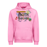 Fuchsia Pink math teacher Urban Hoodie - CowhideDigitalArt
