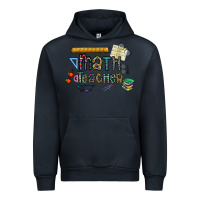 Navy math teacher Urban Hoodie - CowhideDigitalArt