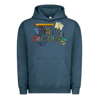 Pigment Midnight Navy math teacher Urban Hoodie - CowhideDigitalArt